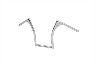 MCM #20118 - 15 inch Pirate Z-Bar Handlebar Chrome