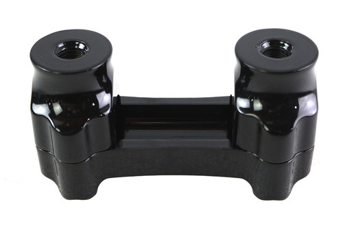 V-Twin #78827B - Fat 1 inch Riser Set Black