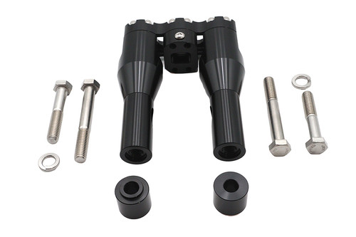 Wyatt Gatling #78969B - Wyatt Gatling 6 inch Baron Style Riser Set Black