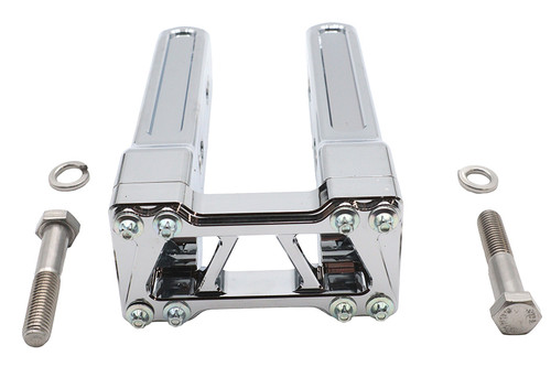Wyatt Gatling #78970A - Wyatt Gatling 8 inch Pirate Style Riser Set Chrome