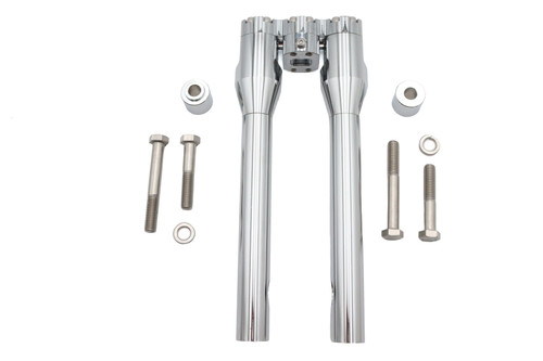 Wyatt Gatling #78969E - Wyatt Gatling 12 inch Baron Style Riser Set Chrome