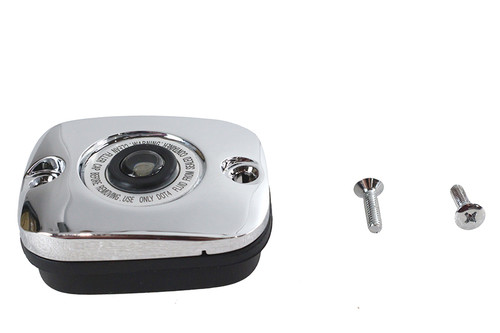 V-Twin #76864 - Chrome Plated Handlebar Master Cylinder Cover