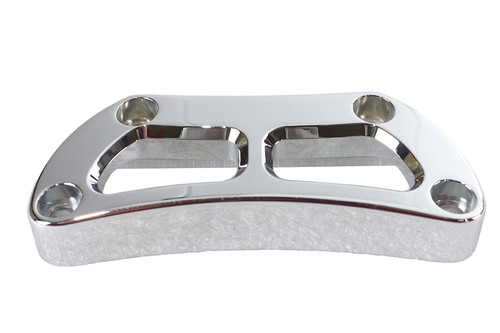 V-Twin #63695 - Cutout Design Riser Top Clamp Chrome