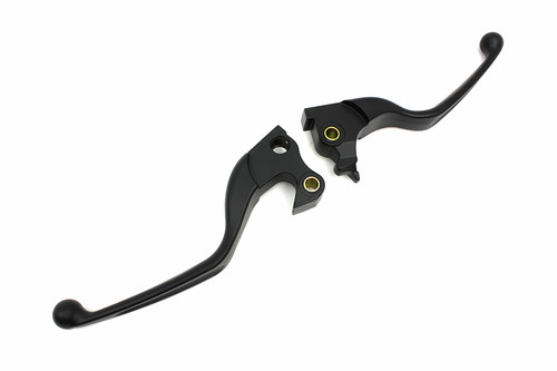 V-Twin #77516B - Black Hand Lever Assembly