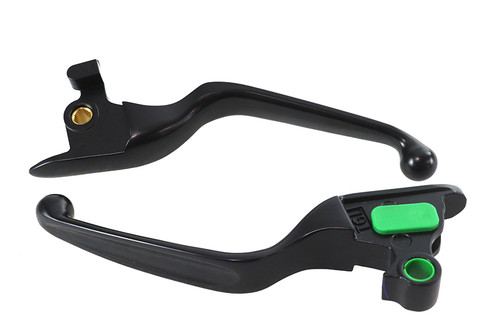 V-Twin #78235B - Contour Hand Lever Black