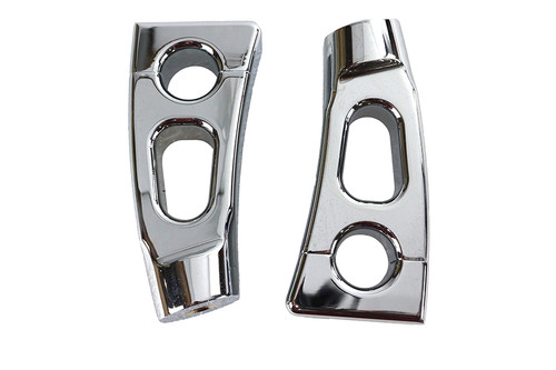 MCM #241517 - 4-1/4 inch Switchback Chrome Riser Set