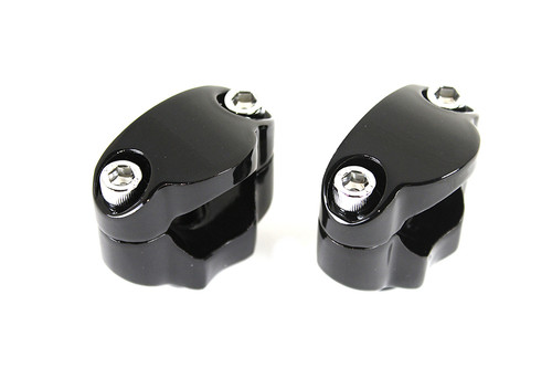 V-Twin - 1-1/4 inch Riser Kit Black