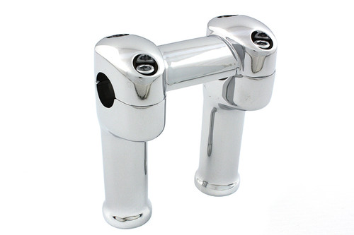 V-Twin #76831-A - Chrome 5 inch Fat Riser Kit