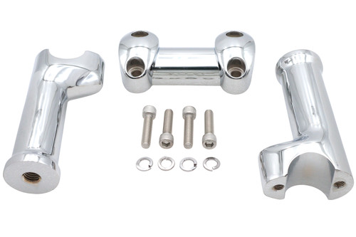 V-Twin #76831-A - Chrome 5 inch Fat Riser Kit