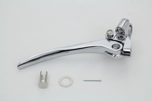 V-Twin #07-0518 - Chrome Clutch/Brake Hand Lever Assembly