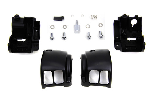 V-Twin #62239B - Handlebar Control Switch Housing Kit Black