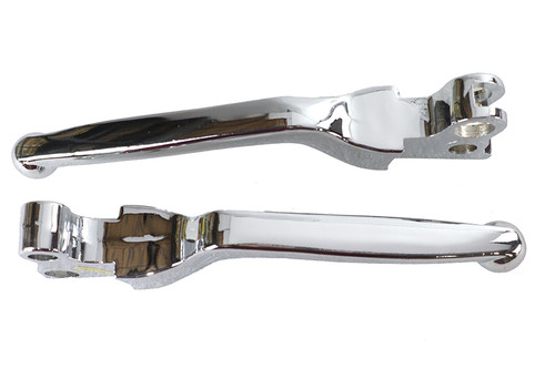 V-Twin - Chrome Softee Style Hand Lever Set