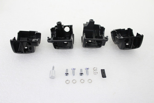 V-Twin #H07-0670MB - Handlebar Switch Housing Kit Black