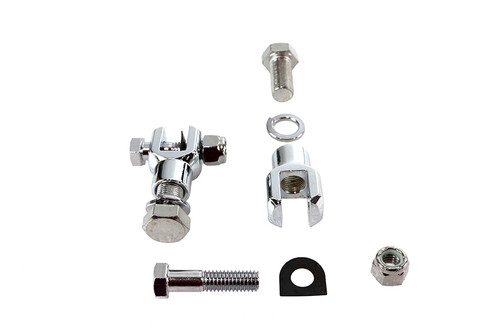 V-Twin #70162D - Footpeg Mount Yoke Set Chrome