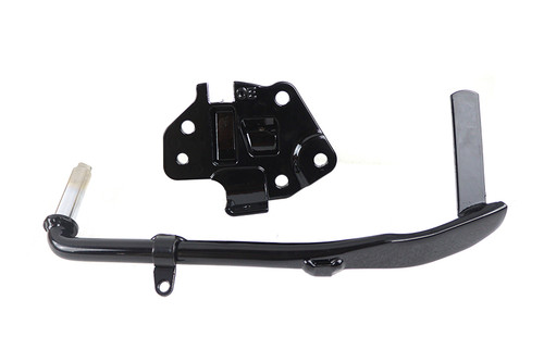 V-Twin - Gloss Black Jiffy Kickstand and Mount Set