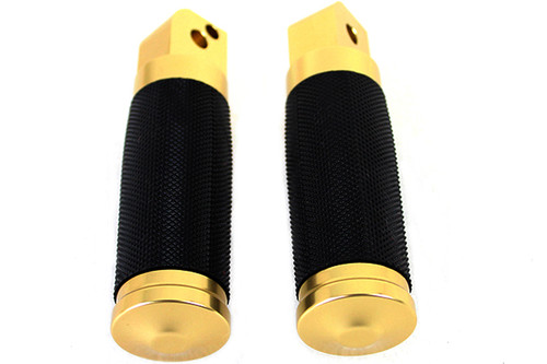 Wyatt Gatling #78326G - Caliber Brass Passenger Footpeg Set