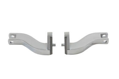 V-Twin - Footpeg Mount Bracket Set Passenger Chrome