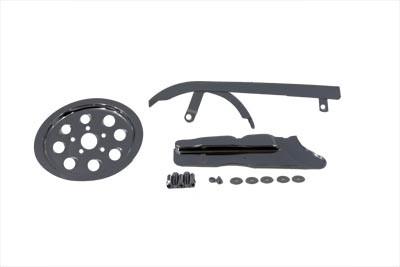 V-Twin - Chrome Belt Guard and Pulley Cover Kit