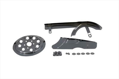 V-Twin - Chrome Belt Guard and Pulley Cover Kit