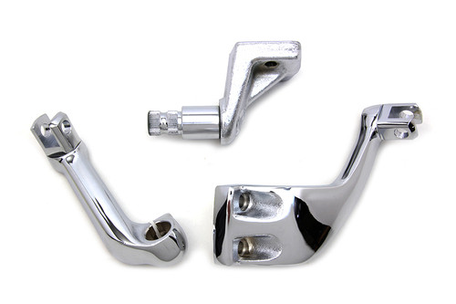 V-Twin - Chrome Driver Replica Footpeg Mount Set
