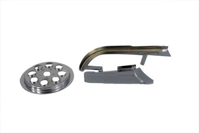 V-Twin - Chrome Belt Guard Kit