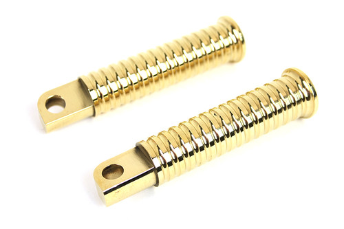 Wyatt Gatling #P17-6446BR - Ribbed Style Extended Footpeg Set
