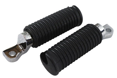 V-Twin #352230 - Chrome Drop Style Footpeg Set