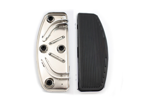Wyatt Gatling #057190 - Driver Footboard Set Chrome 'D' Shape