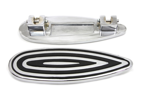 Wyatt Gatling - Billet Footboard Set Chrome
