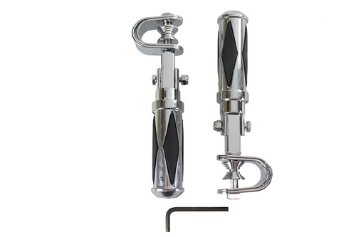 V-Twin #P17-0316K - Diamond Style Footpeg Set