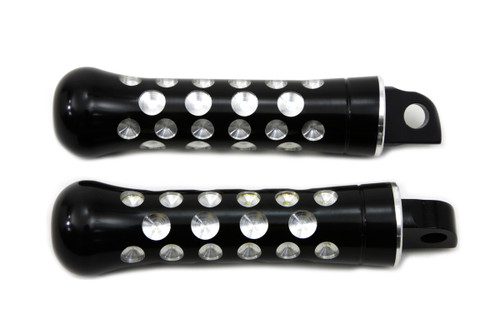 Wyatt Gatling #8050 - Black Contour Agostinni Footpeg Set