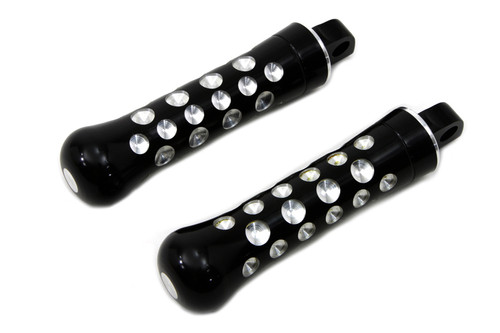 Wyatt Gatling #8050 - Black Contour Agostinni Footpeg Set