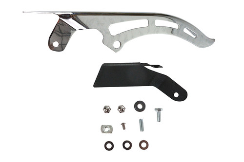 V-Twin - Chrome Rear Upper Belt Guard