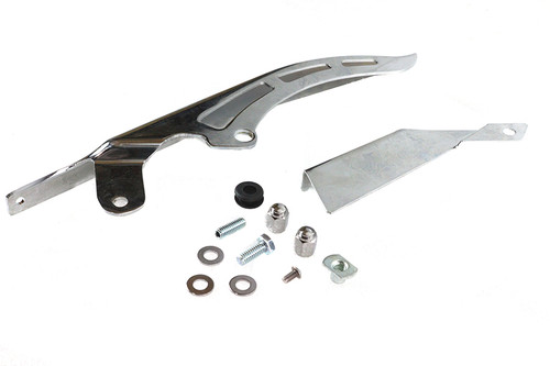 V-Twin - Chrome Upper Rear Belt Guard