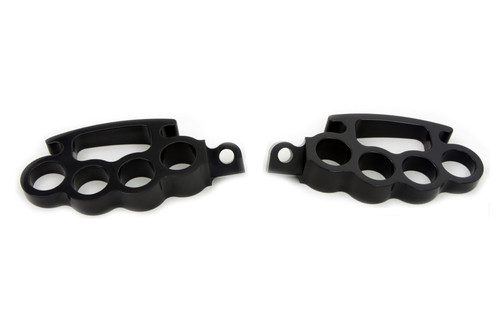 Wyatt Gatling #77099B - Black Knuckle Footpeg Set