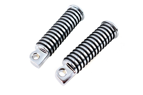 Wyatt Gatling #16211B - O-Ring Style Footpeg Set Chrome