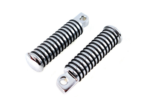 Wyatt Gatling #16211B - O-Ring Style Footpeg Set Chrome