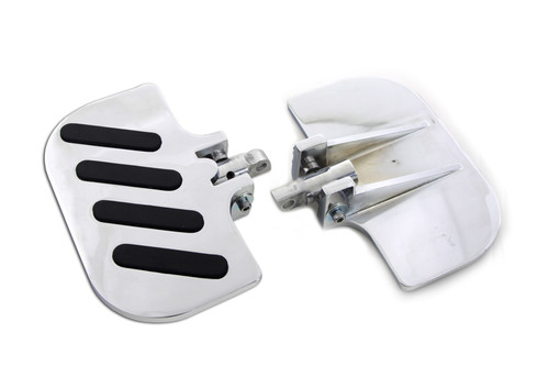 Wyatt Gatling #5690 - Chrome Slot Inverted Passenger Footboard Set