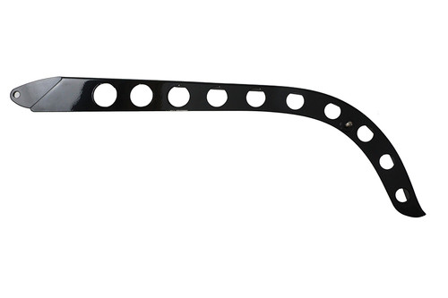 V-Twin #74841EB - Rigid  inchHoly inch Chain Guard Black Powder Coated