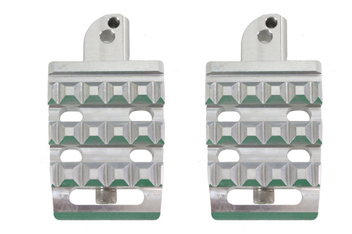 V-Twin #78941C - Bronx Passenger Footpeg Set Chrome