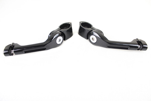 Wyatt Gatling #77433B - Adjustable Footpeg Mount Kit Black