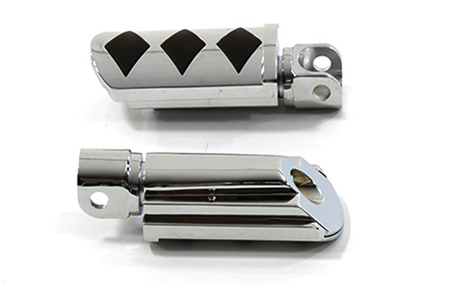 Wyatt Gatling #08518F - Diamond Style Adjustable Footpeg Set