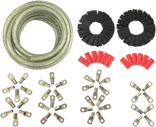 Custom Battery Cable Kit  - Harley Davidson - Clear