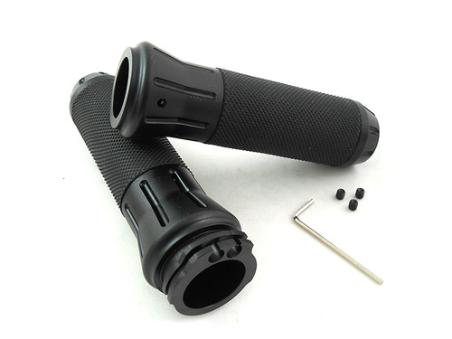Wyatt Gatling #77788 - Black Grip Set with Black End Caps