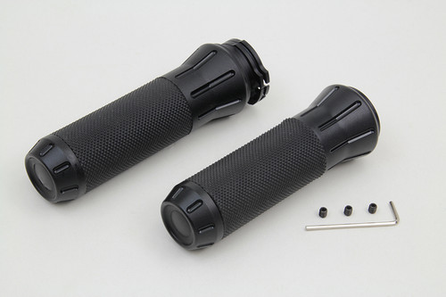 Wyatt Gatling #77788 - Black Grip Set with Black End Caps