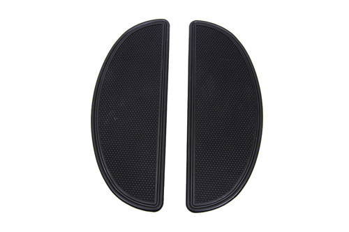V-Twin - Driver Upper Footboard Plate Set Black