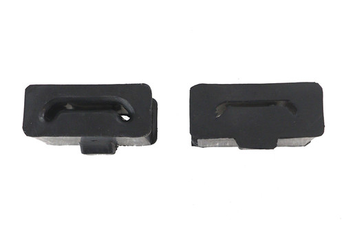 V-Twin #20193 - Muffler Mount Set Black Rubber