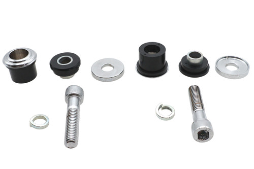 V-Twin - Flush Mount Handlebar Damper Kit Chrome
