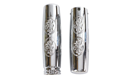 Wyatt Gatling - Billet Skull Style Grip Set