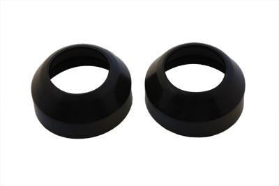 V-Twin - 41mm Rubber Fork Boots Black